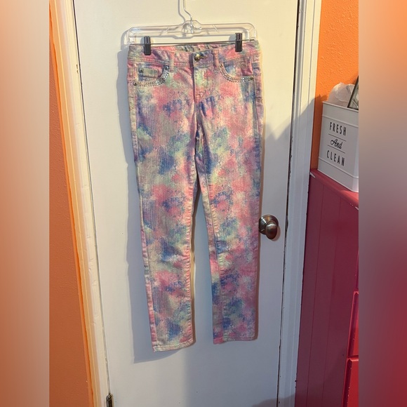 Justice Other - Justice Colorful Tie-Dye Kids Jeans